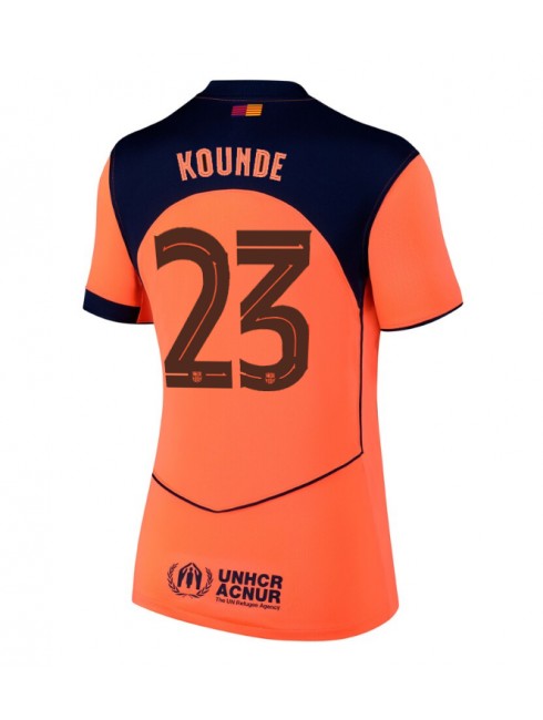 Zenske Futbalové oblečenie Barcelona Jules Kounde #23 2025-26 Krátky Rukáv - Tretina Zenske Futbalové oblečenie Barcelona Jules Kounde #23 2025-26 Krátky Rukáv - Tretina